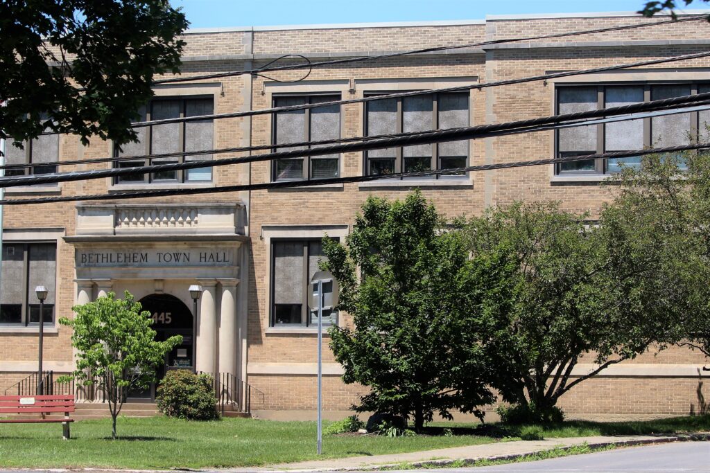 Bethlehem Town Hall on Delaware Avenue in Delmar, New York