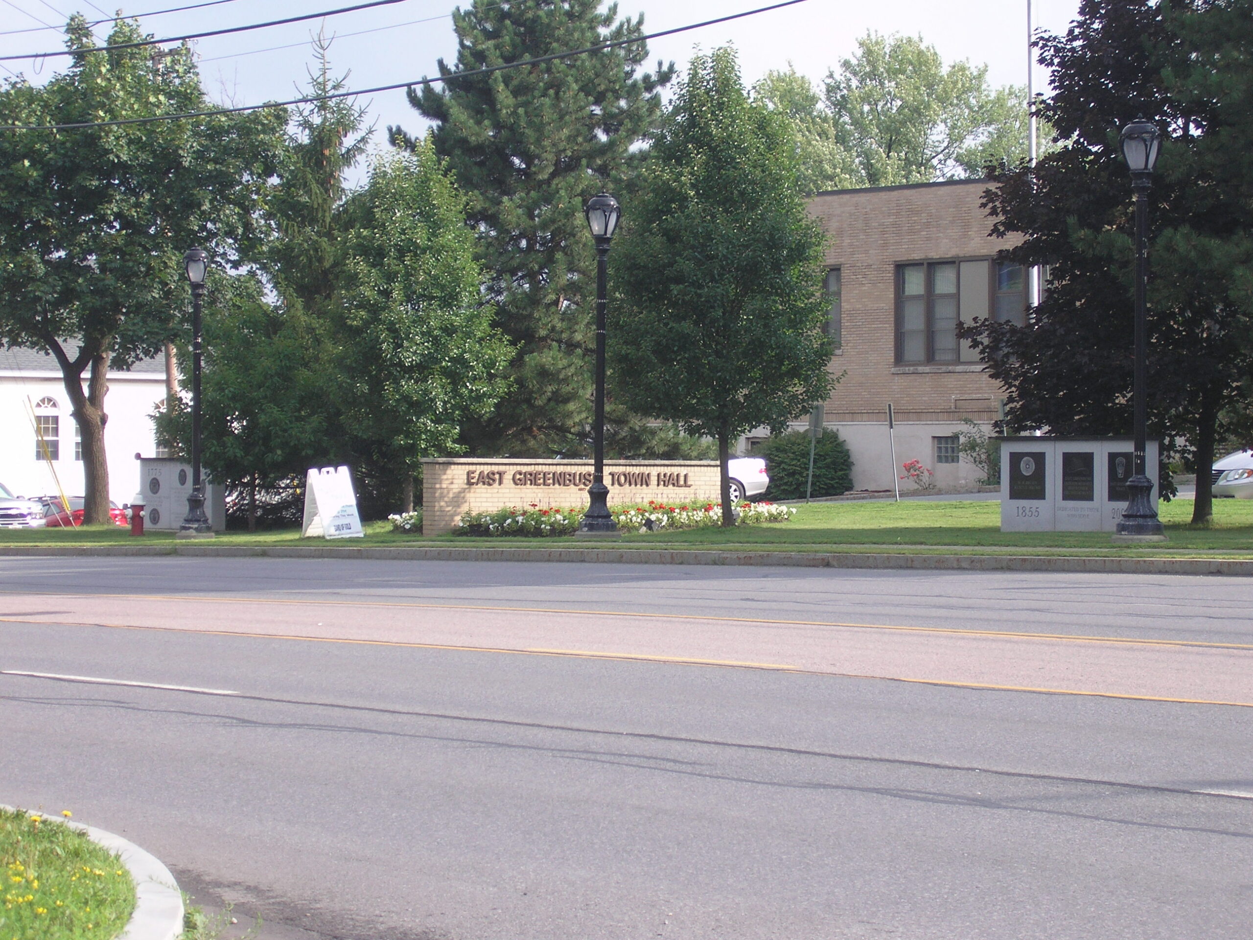 East Greenbush Town Hall on Columbia Turnpike in East Greenbush, New York