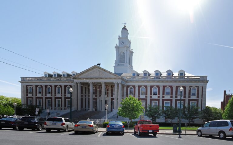 Schenectady City Hall with its clock tower, Schenectady County, New York